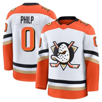 Men's Noah Philp Anaheim Ducks Edition 2025 Away Jersey - White Premium