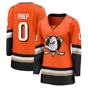 Women's Noah Philp Anaheim Ducks Home Jersey - Orange Breakaway