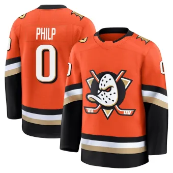 Youth Noah Philp Anaheim Ducks Home Jersey - Orange Premium